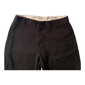 Men’s Black Chaps True American Chino - Flat front waist 32 length 32
